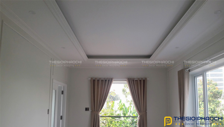 Thi Công Phào Chỉ Nhựa Hàn Quốc Biệt Thự Thiên Tuế